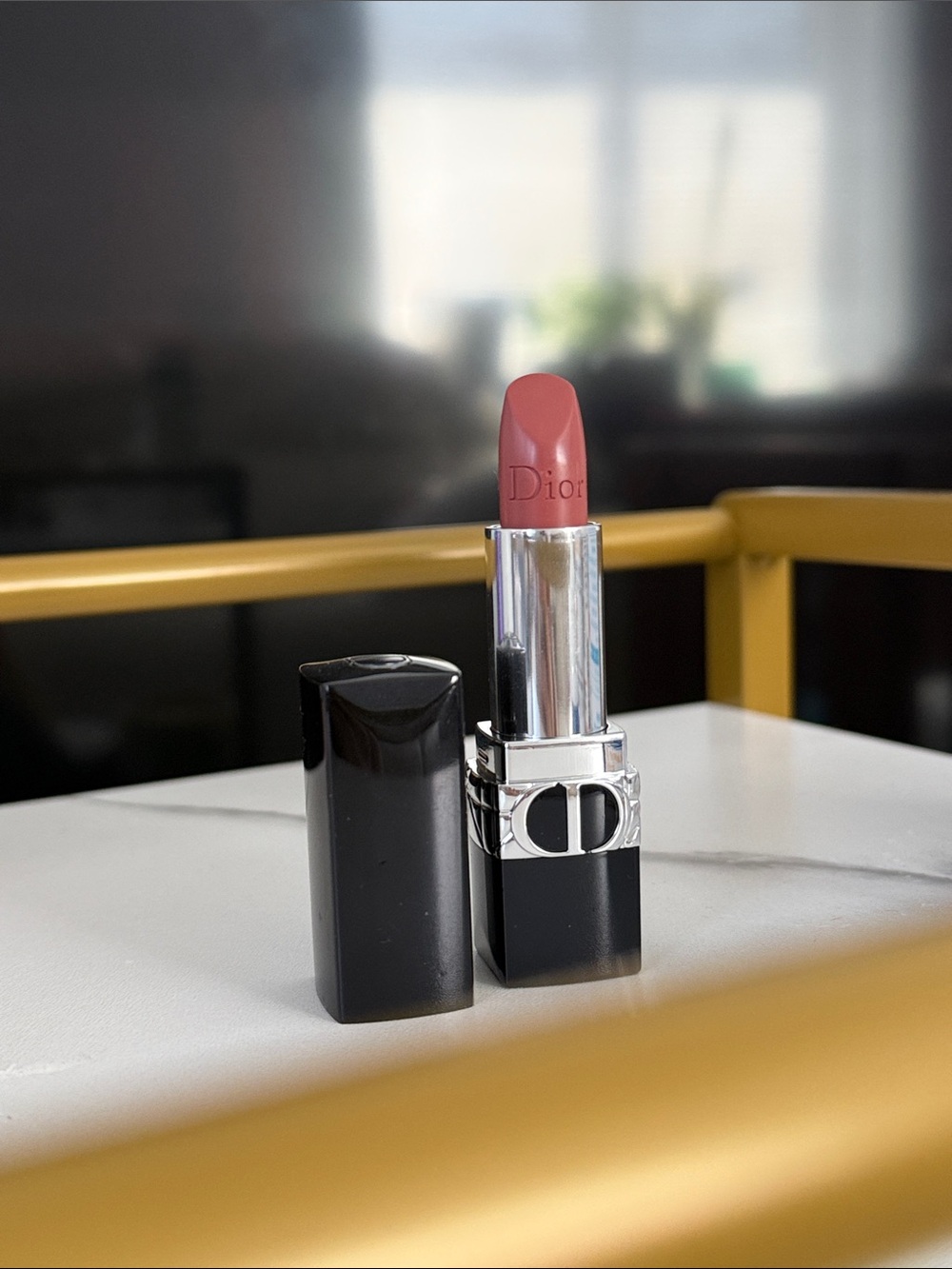 Dior Rouge Lipstick 100 Nude Look Satin Balm